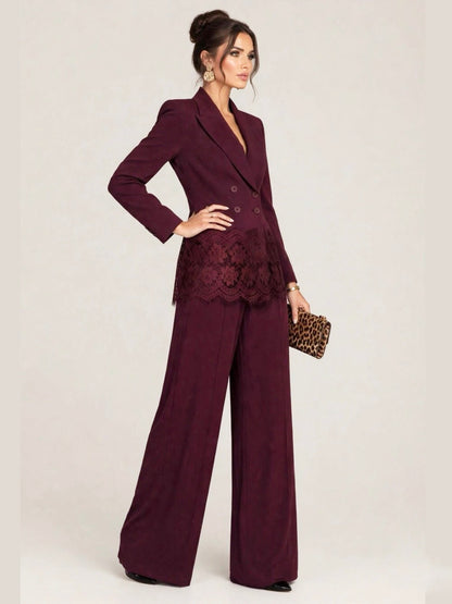 Spencer jacket with lace - A26ES614 - LE STREGHE