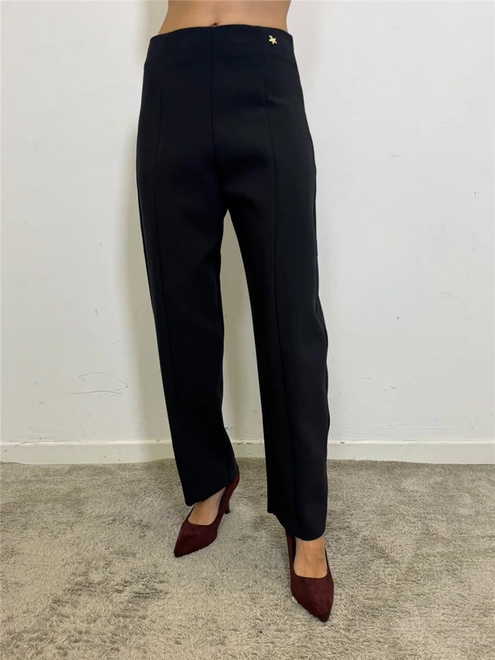 Pantalon carotte à ceintures en relief - W40S0320 - SOUVENIR