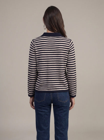 Maglia a righe con colletto - pu177 - OPERA