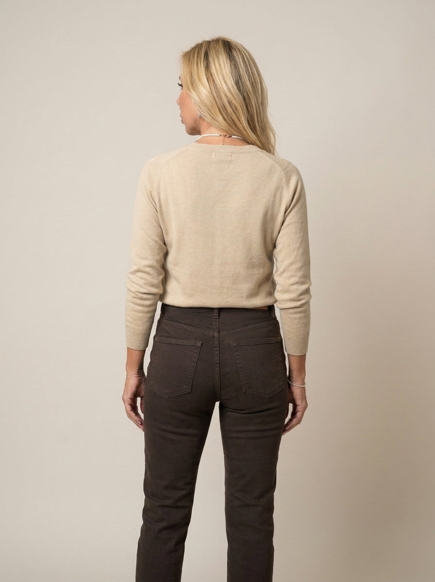 Pantaloni Jeans a vita media dalla vestibilità regolare - cj12753ai26camp - TENSIONE IN