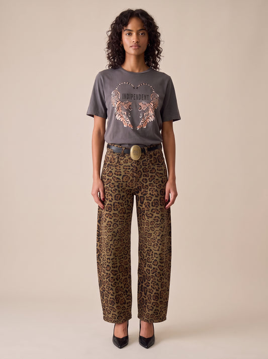 Animalier Balloon Trousers - w26p545 - TENSIONE IN