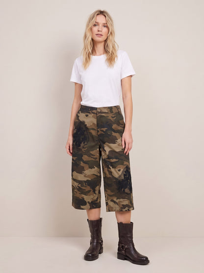 Camouflage-Bermuda - a26pl222 - LE STREGHE