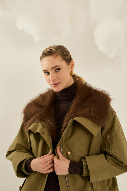 Parka con pelo interno - p40k009- SOUVENIR