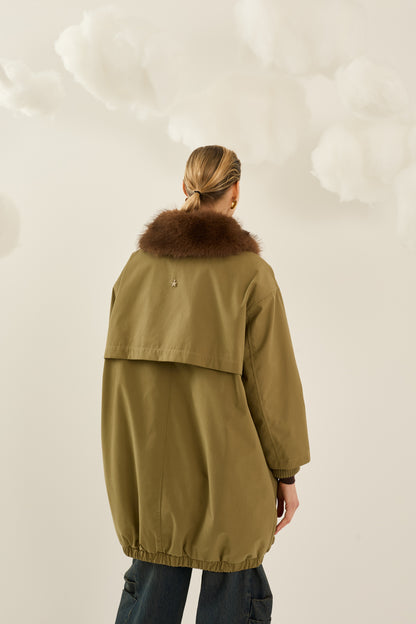 Parka con pelo interno - p40k009- SOUVENIR
