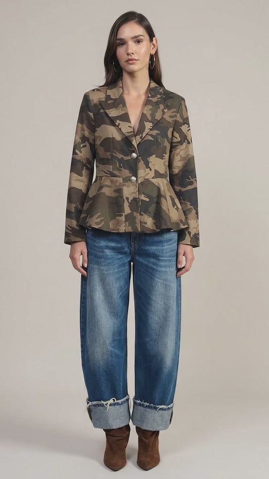 Chaqueta de camuflaje - 40448g - MOTEL