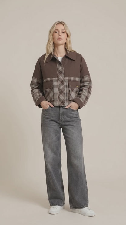 Jacket a quadri con tasche - VAI8TSORA - DIXIE