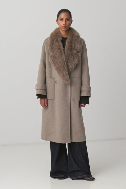 Manteau en mélange de laine - tac0025 - ViCOLO