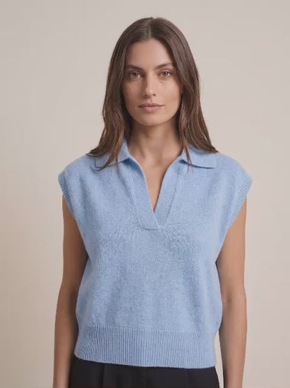 Maglia senza maniche con colletto  - i26/wl7087 - MOTEL