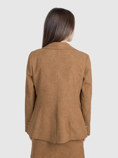 Jacke aus genarbtem Kunstleder - 26b3116camp - TENSIONE IN