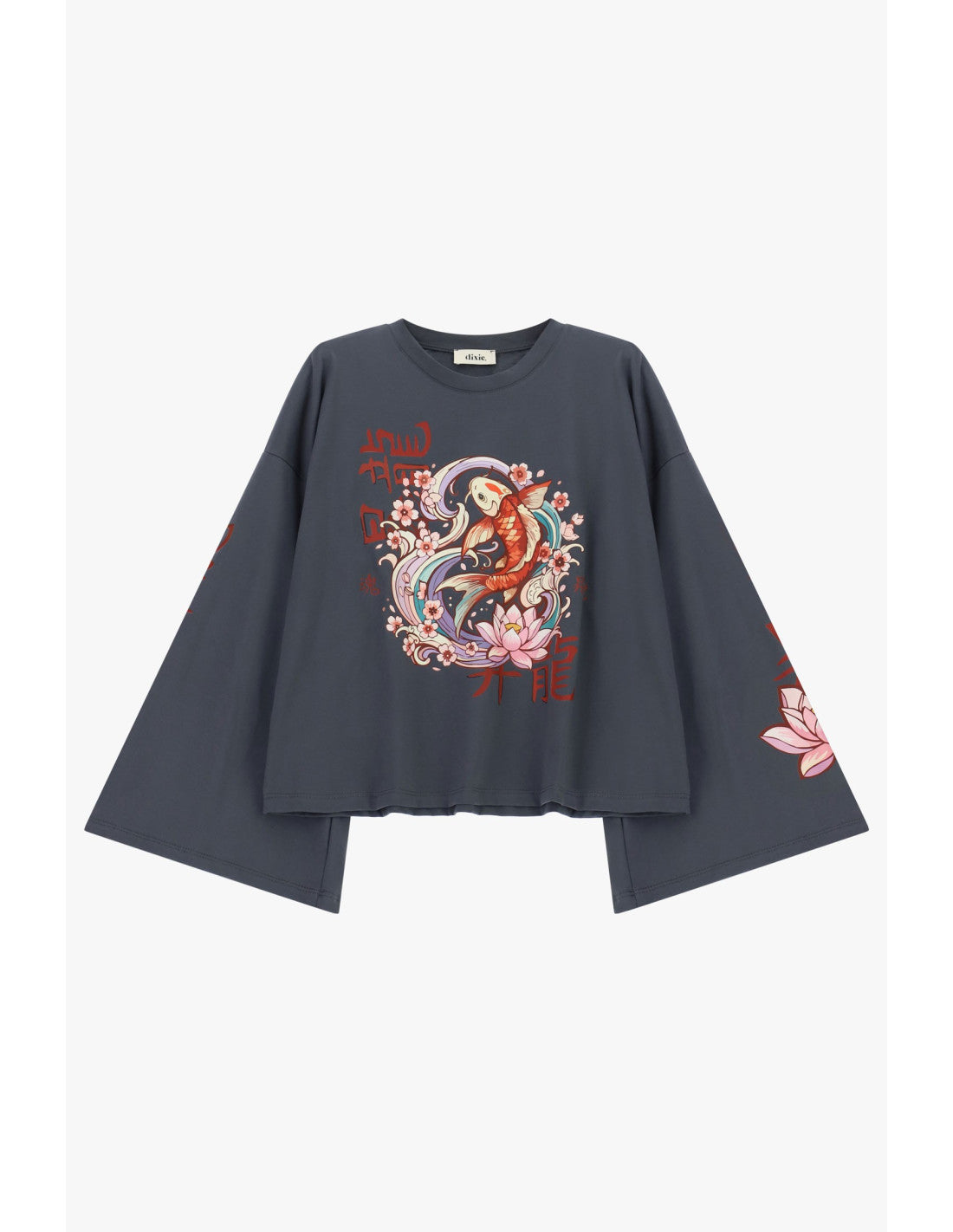 T-shirt stampa JAPAN - t262b109 -- DIXIE