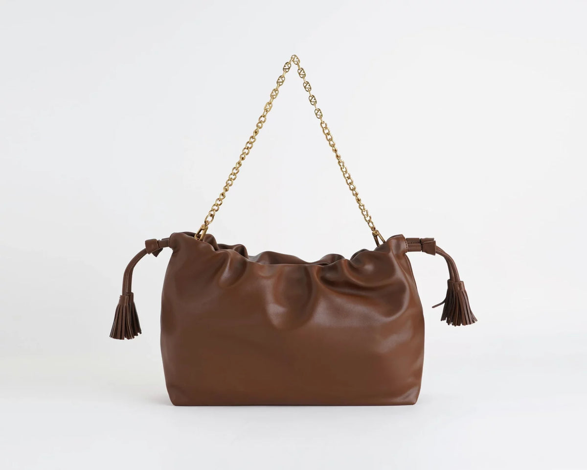 Tasselbag-Schultertasche aus Kunstleder - xab0034 - ViCOLO