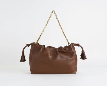 Tasselbag-Schultertasche aus Kunstleder - xab0034 - ViCOLO