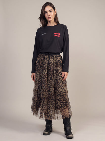 Camiseta con estampado de estrella con manchas - rac0309 - ViCOLO