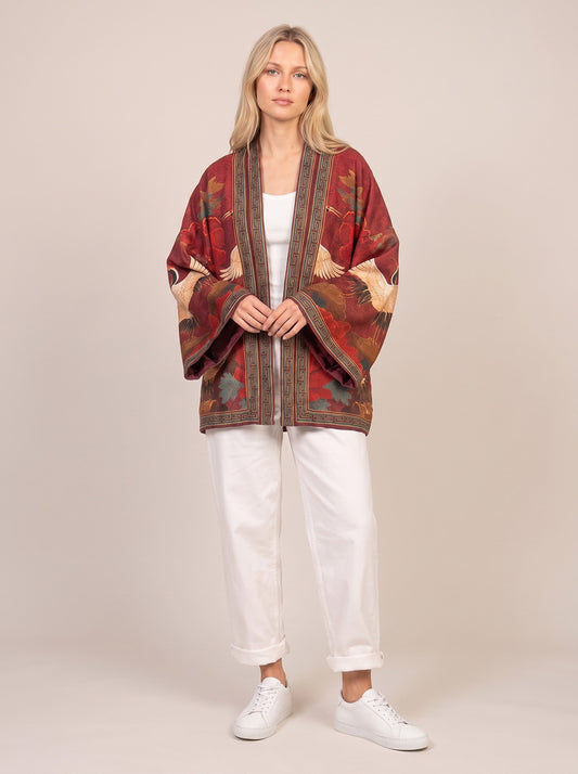 Giacca kimono imbottita - FW260007 - TENSIONE IN