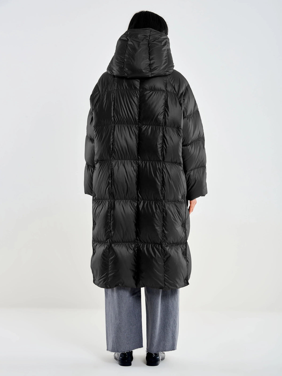 Piumino Lungo Maxi Collo e Cappuccio - tac0086 - ViCOLO