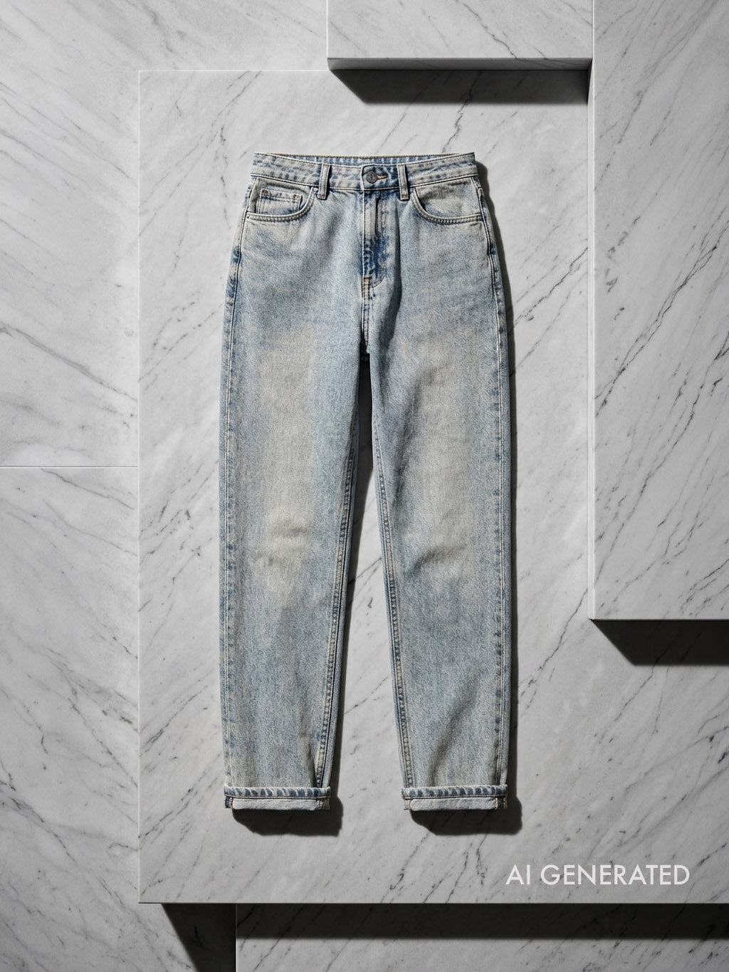 Light Wash Baggy Fit Jeans – LE STREGHE
