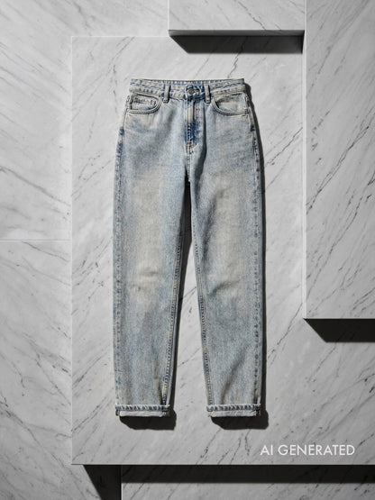Light Wash Baggy Fit Jeans – LE STREGHE